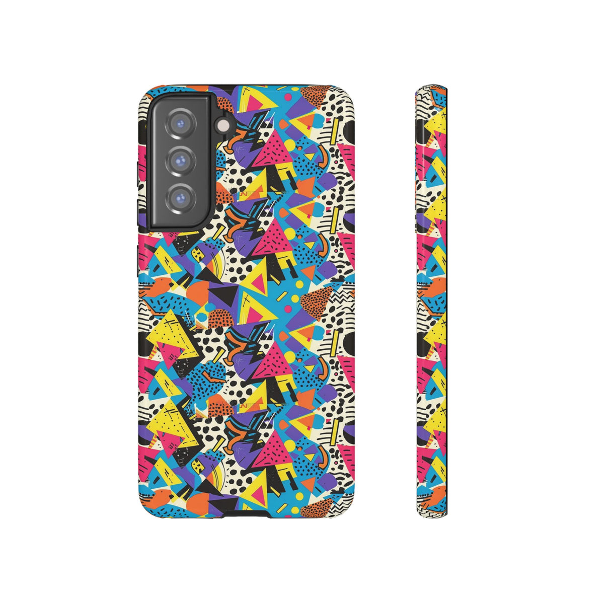 90s Themed Seamless Pattern Phone Case – Embrace Retro Style and Protection 231