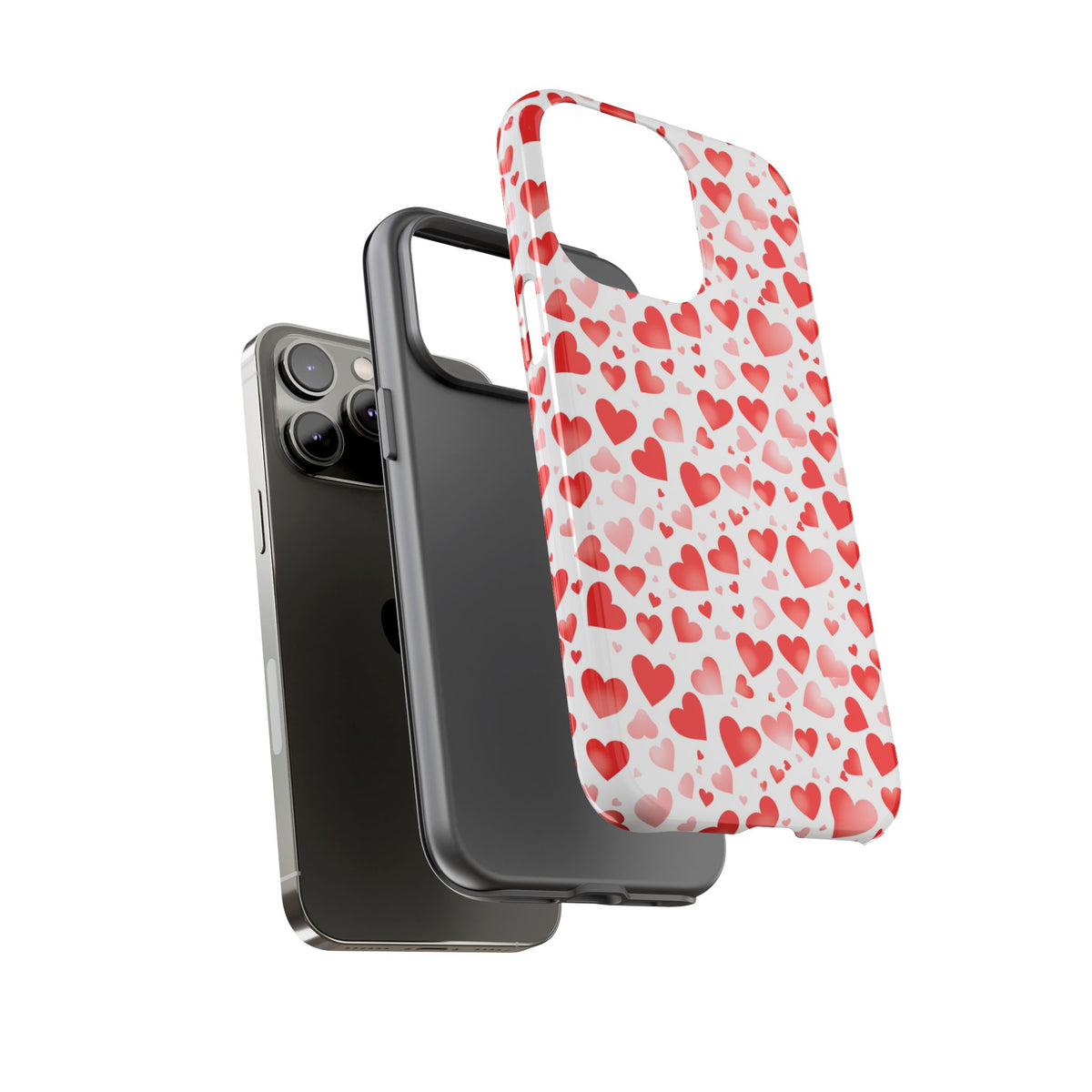 Heart Pattern Phone Case – Stylish & Loving Design for Your Device 231