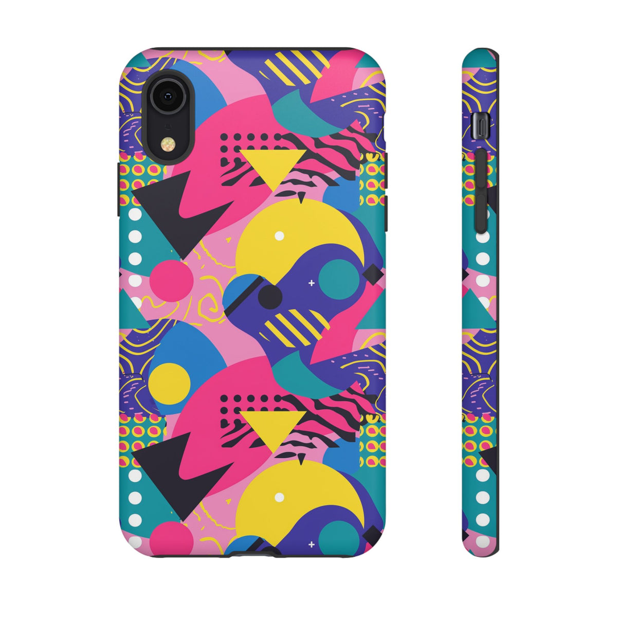 90s Themed Seamless Pattern Phone Case – Embrace Retro Style and Protection 283