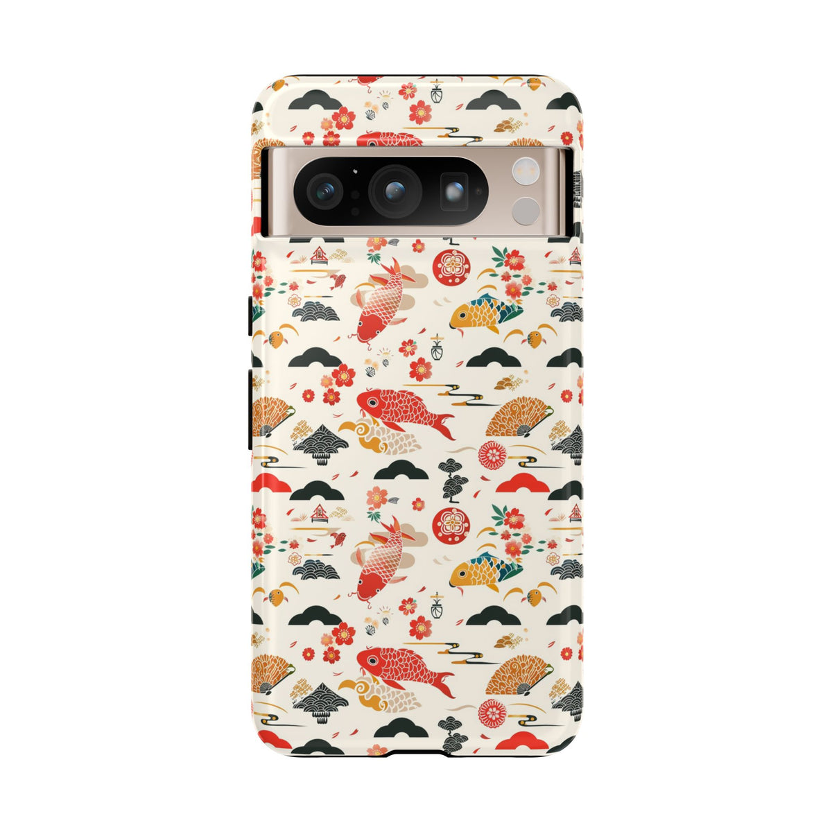 Japanese Pattern Phone Case – Elegant & Timeless Design for Your Phone 154