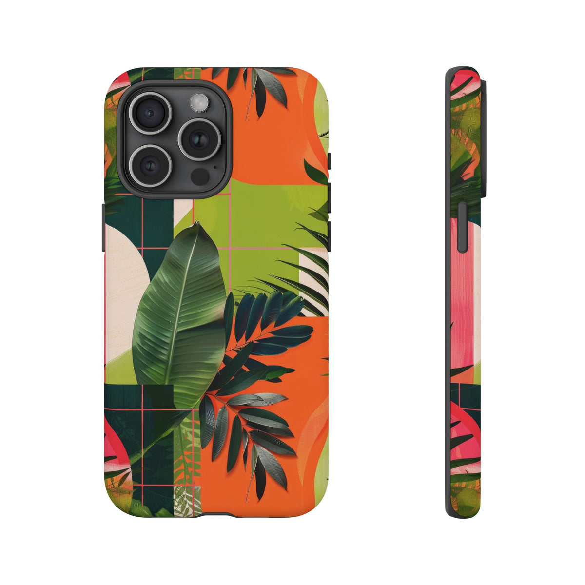 Jungle Collage Phone Case – Vibrant & Durable Nature-Inspired Protection