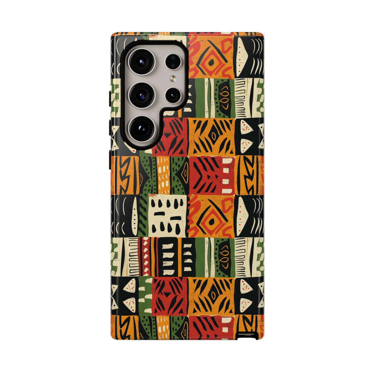 Stylish African Pattern Phone Case – Unique and Vibrant Protection 240