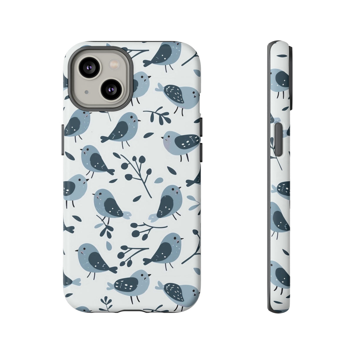 Birds Seamless Pattern Phone Case – Elegant and Timeless Avian Design 10