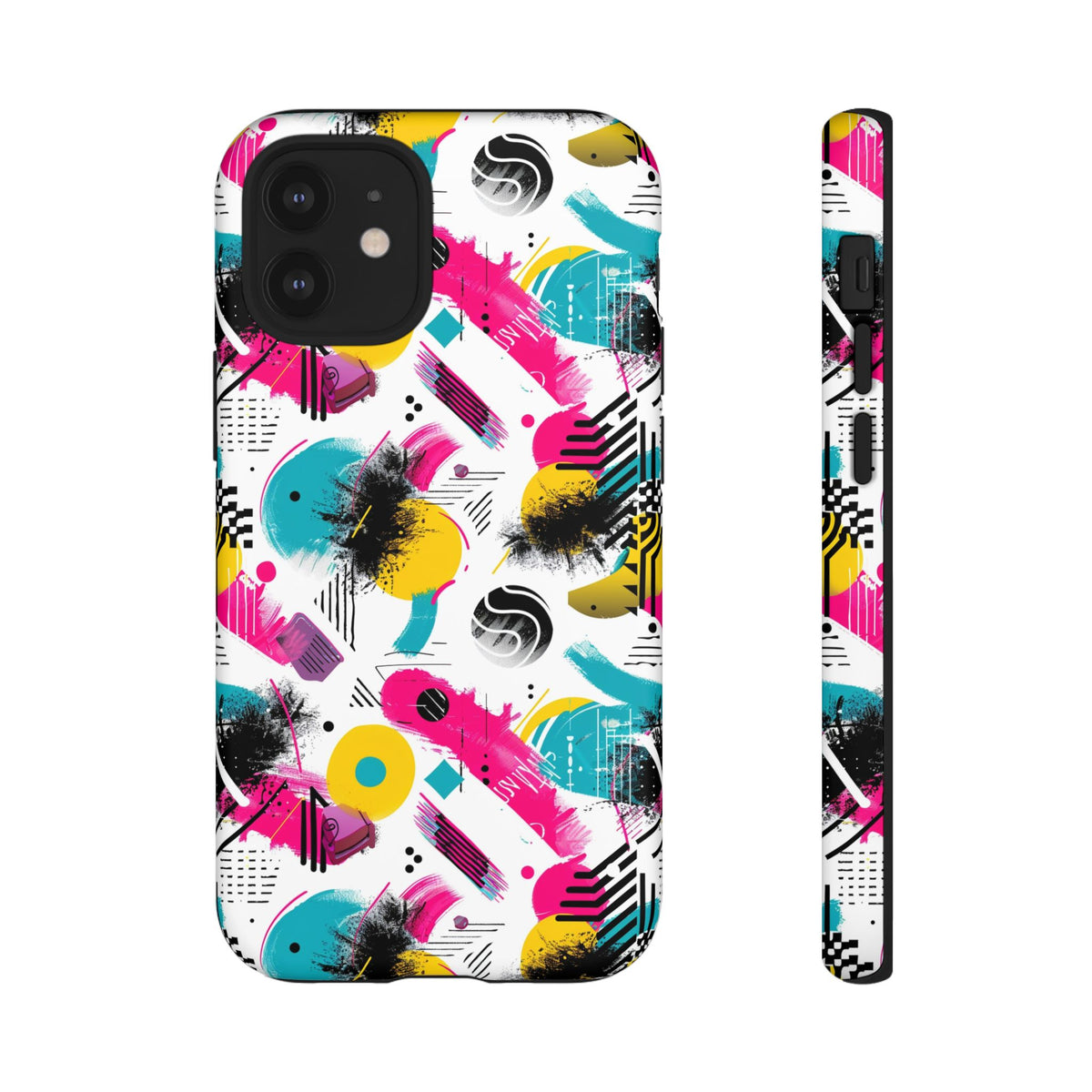 Retro 80s Seamless Phone Case – Vintage Style Meets Modern Protection 135