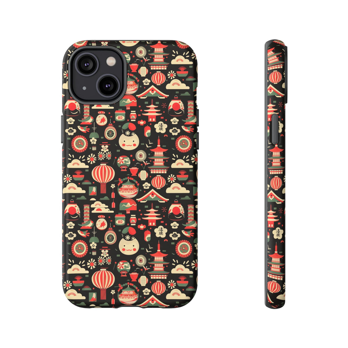 Japanese Pattern Phone Case – Elegant & Timeless Design for Your Phone 032