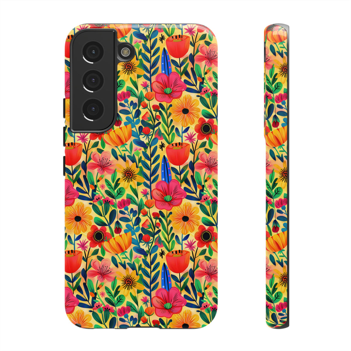 Frida Kahlo's Flower Phone Case – Artistic Elegance for Your Phone 7