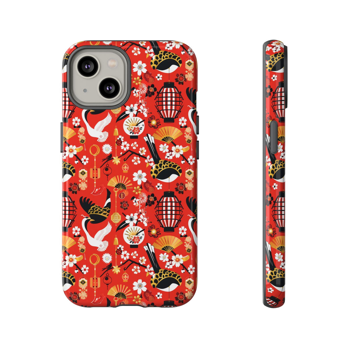 Japanese Pattern Phone Case – Elegant & Timeless Design for Your Phone 056