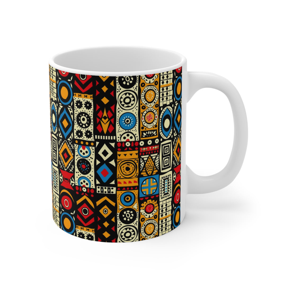 All-Over African Pattern Coffee Mug 206