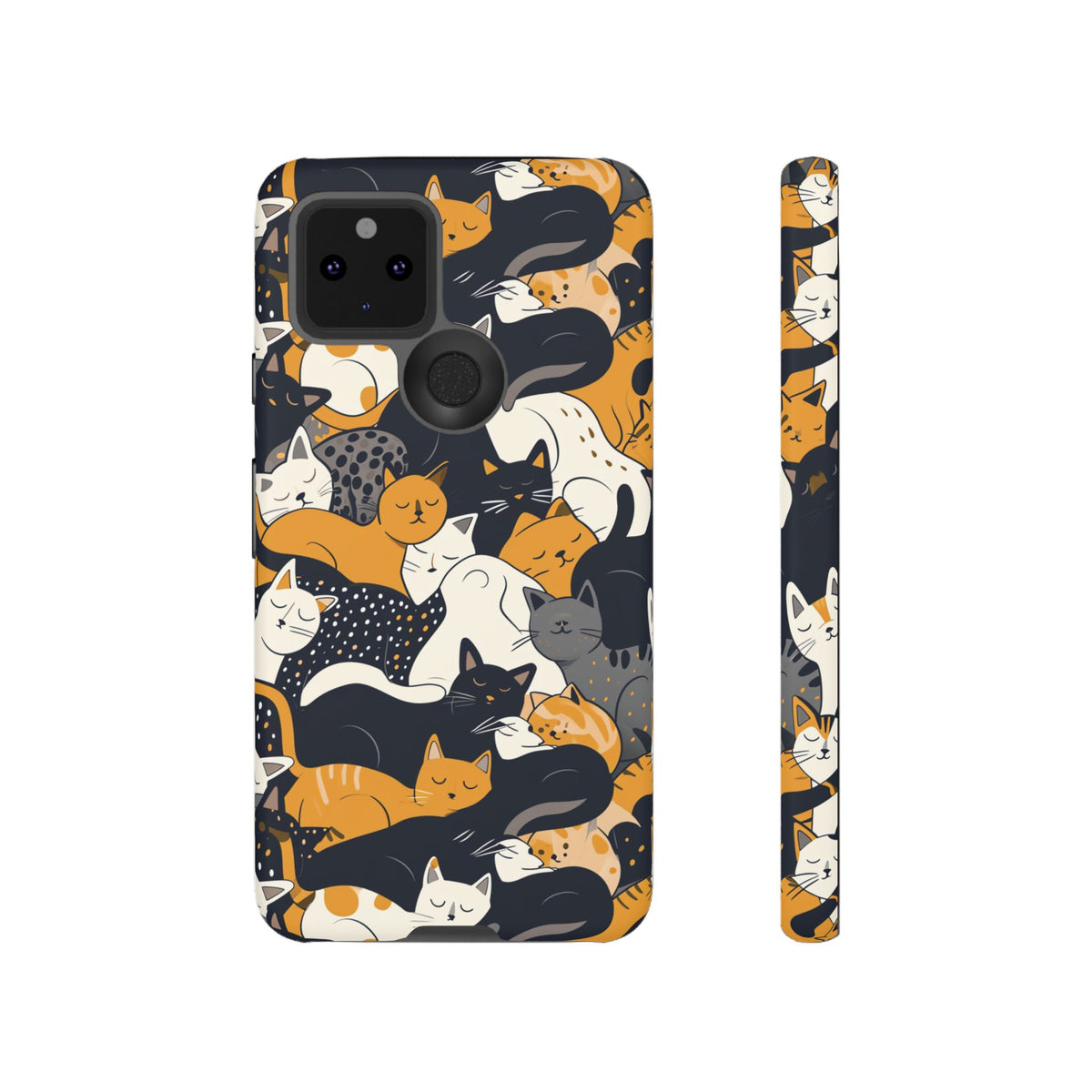 Seamless Cat Pattern Design Phone Case – Playful and Stylish Cat-Themed Phone Cover 2