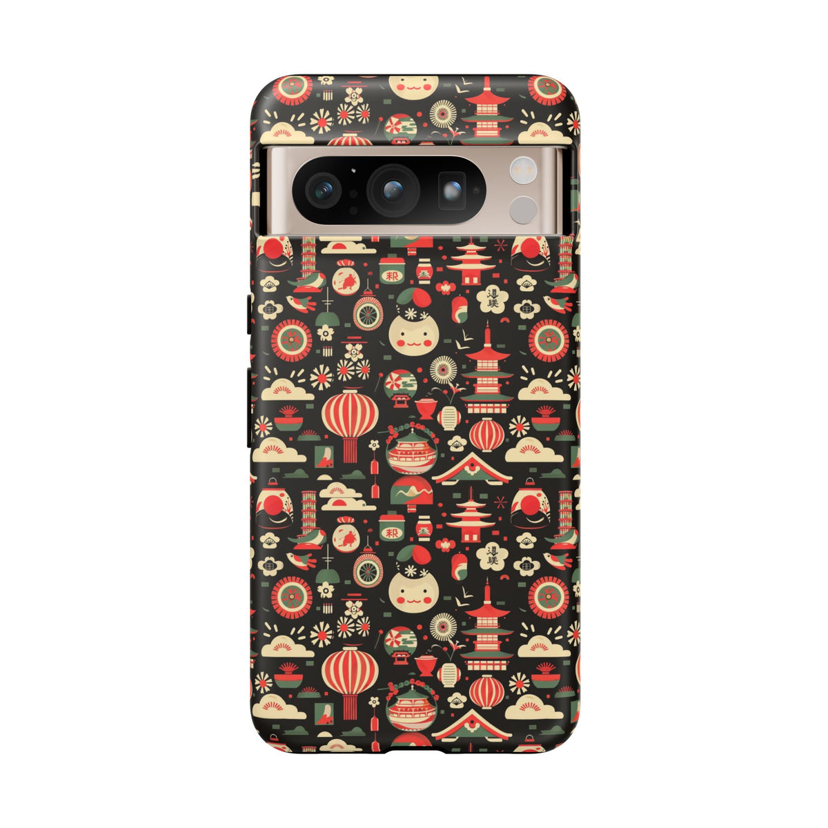 Japanese Pattern Phone Case – Elegant & Timeless Design for Your Phone 032