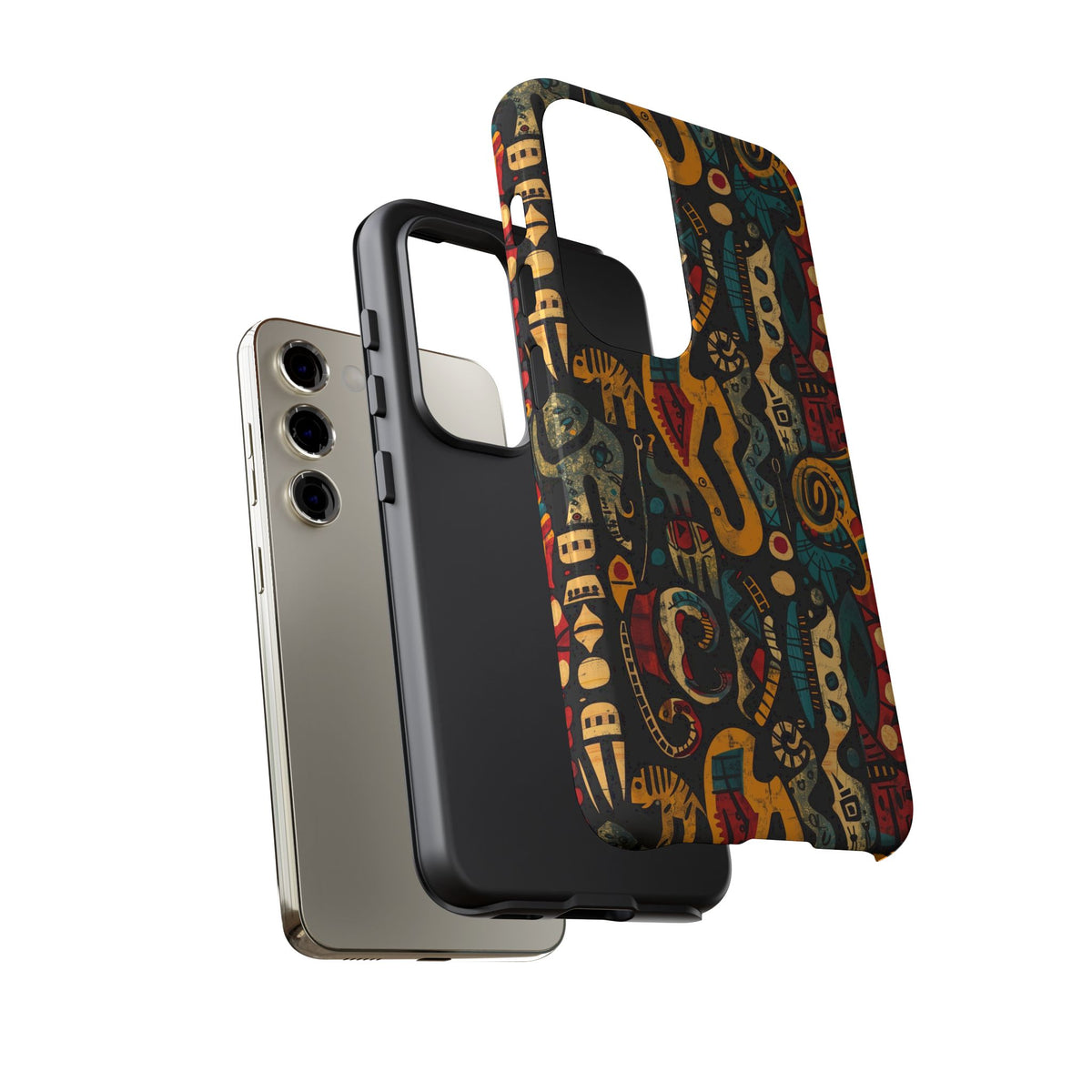 Stylish African Pattern Phone Case – Unique and Vibrant Protection 153