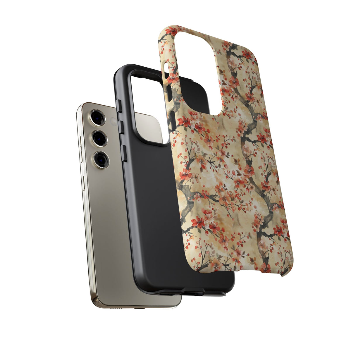 Japanese Pattern Phone Case – Elegant & Timeless Design for Your Phone 007