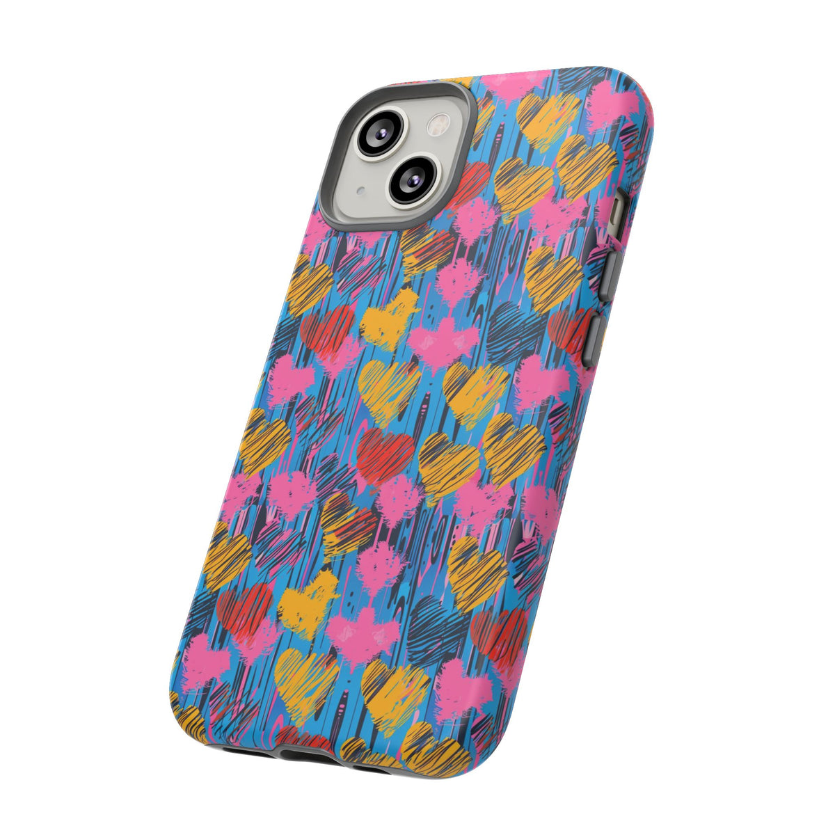 Heart Pattern Phone Case – Stylish & Loving Design for Your Device 262