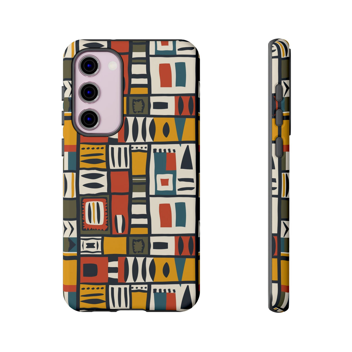 Stylish African Pattern Phone Case – Unique and Vibrant Protection 013