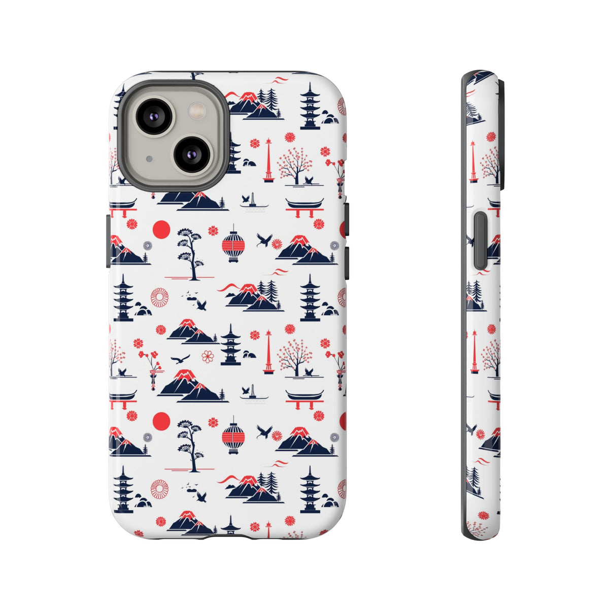 Japanese Pattern Phone Case – Elegant & Timeless Design for Your Phone 079