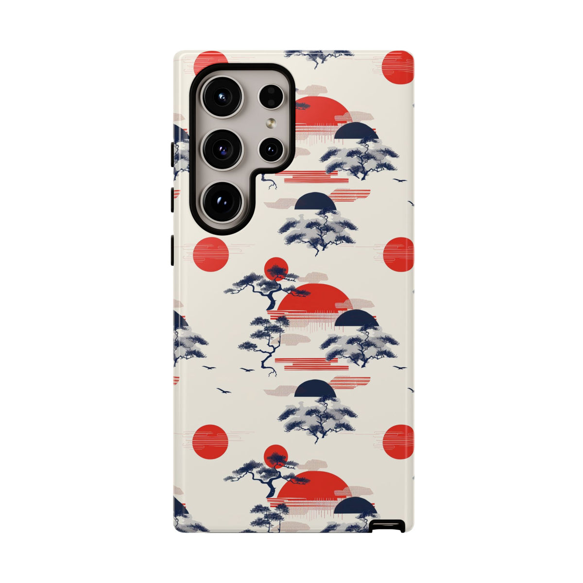 Japanese Pattern Phone Case – Elegant & Timeless Design for Your Phone 047