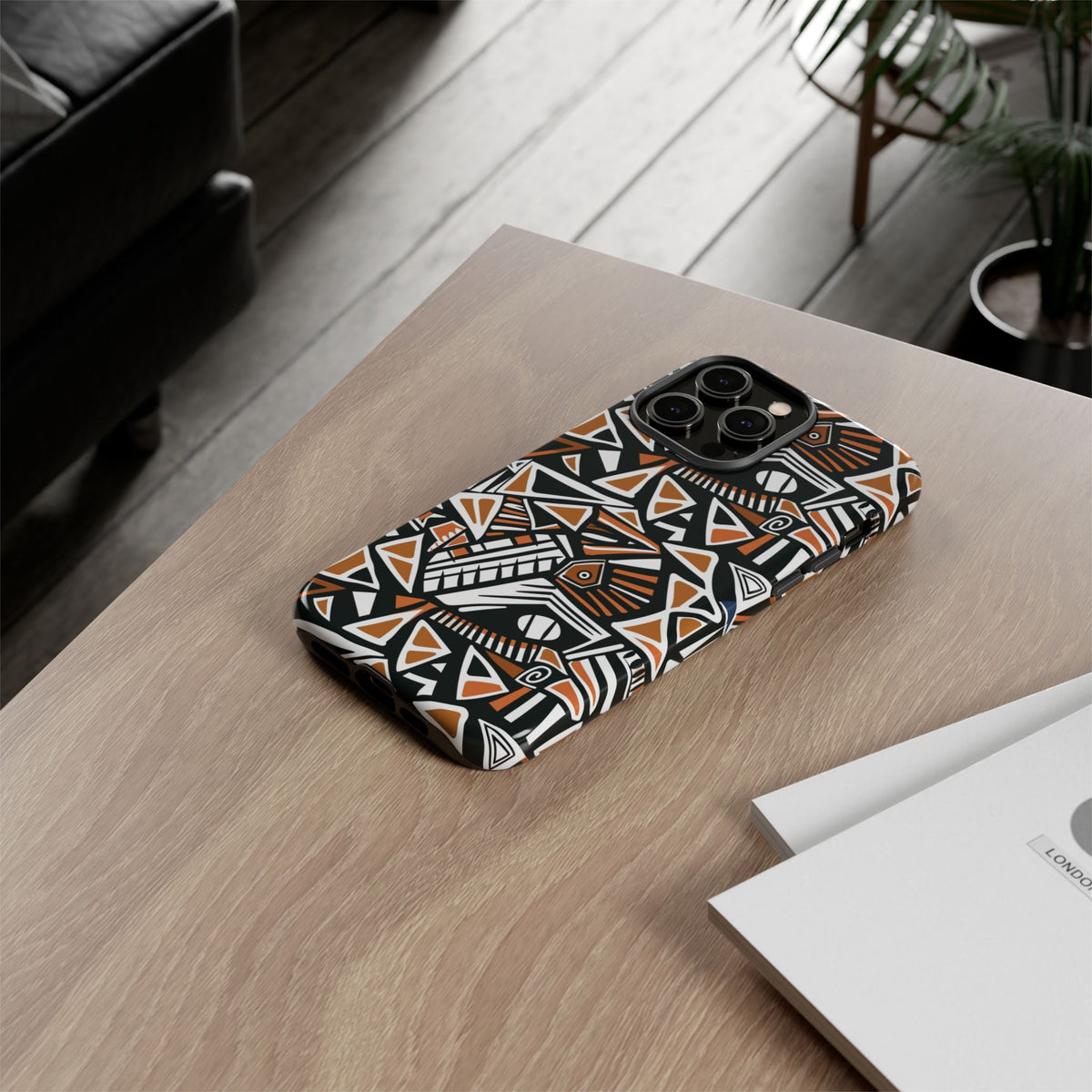 Stylish African Pattern Phone Case – Unique and Vibrant Protection 205