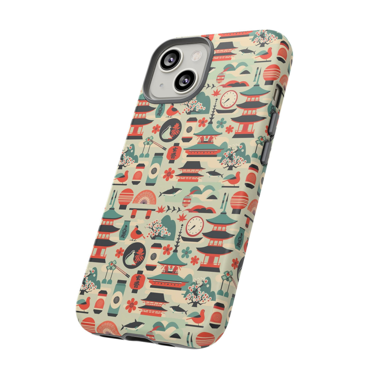 Japanese Pattern Phone Case – Elegant & Timeless Design for Your Phone 105