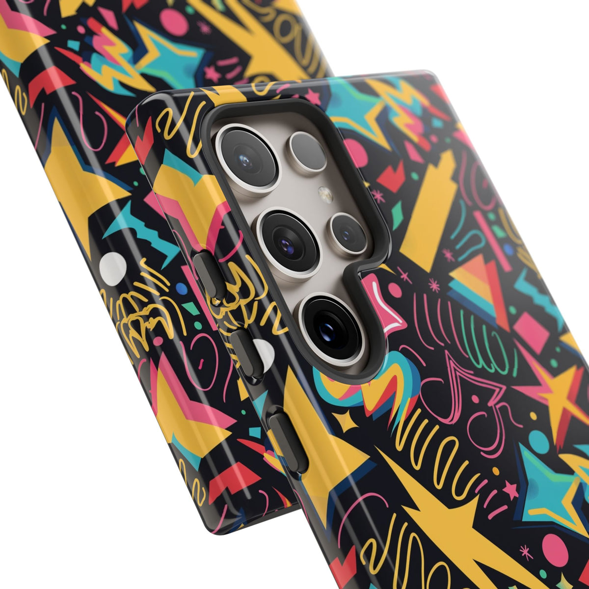 90s Themed Seamless Pattern Phone Case – Embrace Retro Style and Protection 232