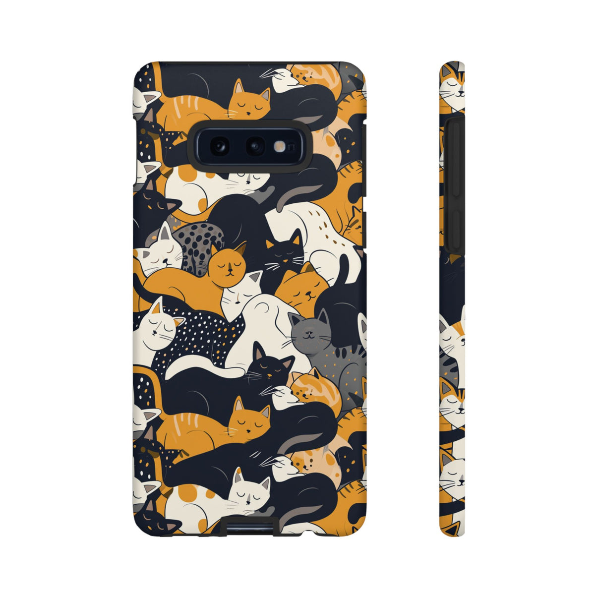 Seamless Cat Pattern Design Phone Case – Playful and Stylish Cat-Themed Phone Cover 2