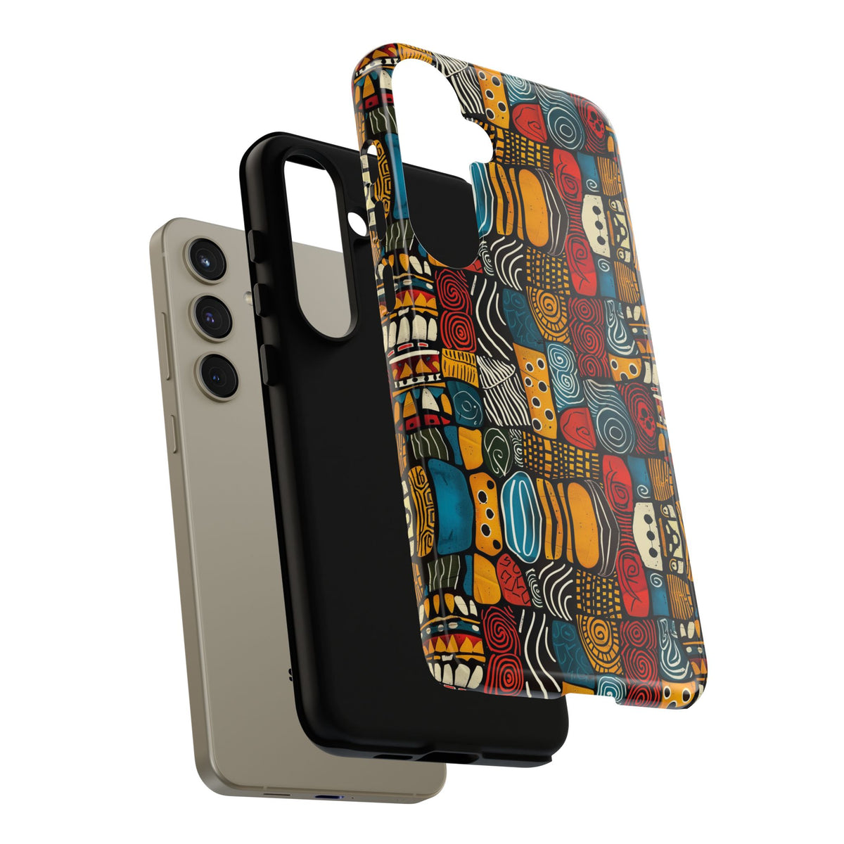 Stylish African Pattern Phone Case – Unique and Vibrant Protection 159