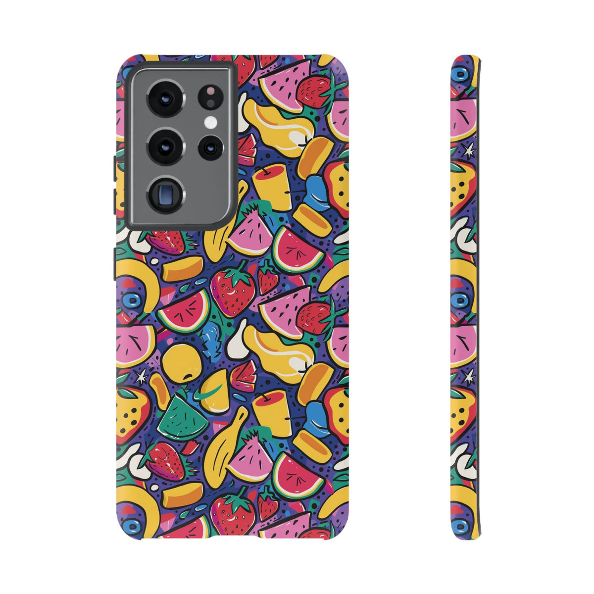 90s Themed Seamless Pattern Phone Case – Embrace Retro Style and Protection 316