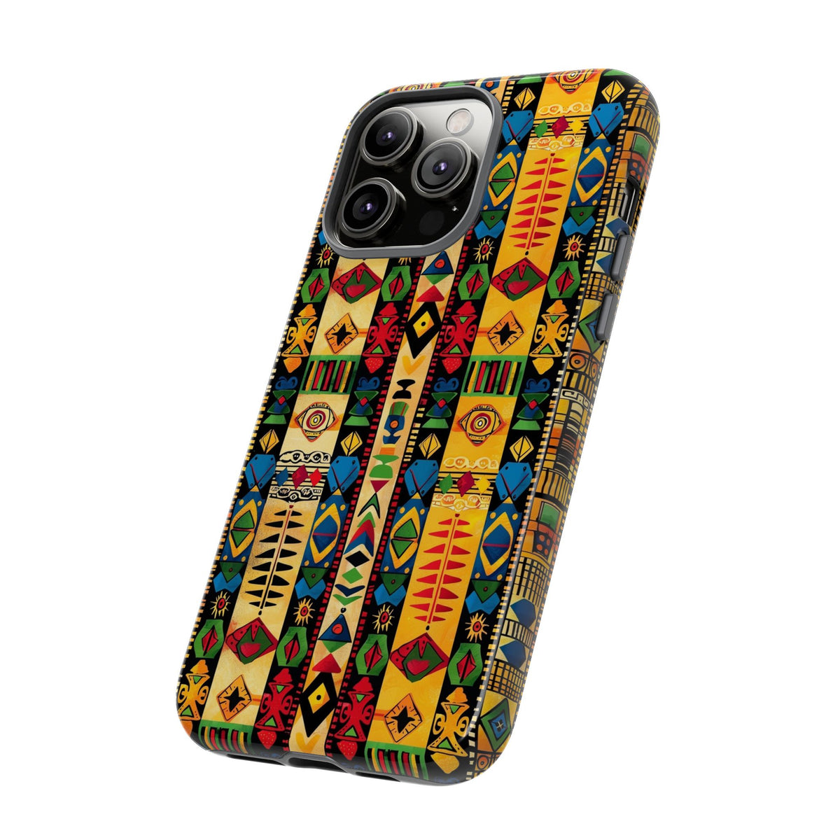 Stylish African Pattern Phone Case – Unique and Vibrant Protection 163