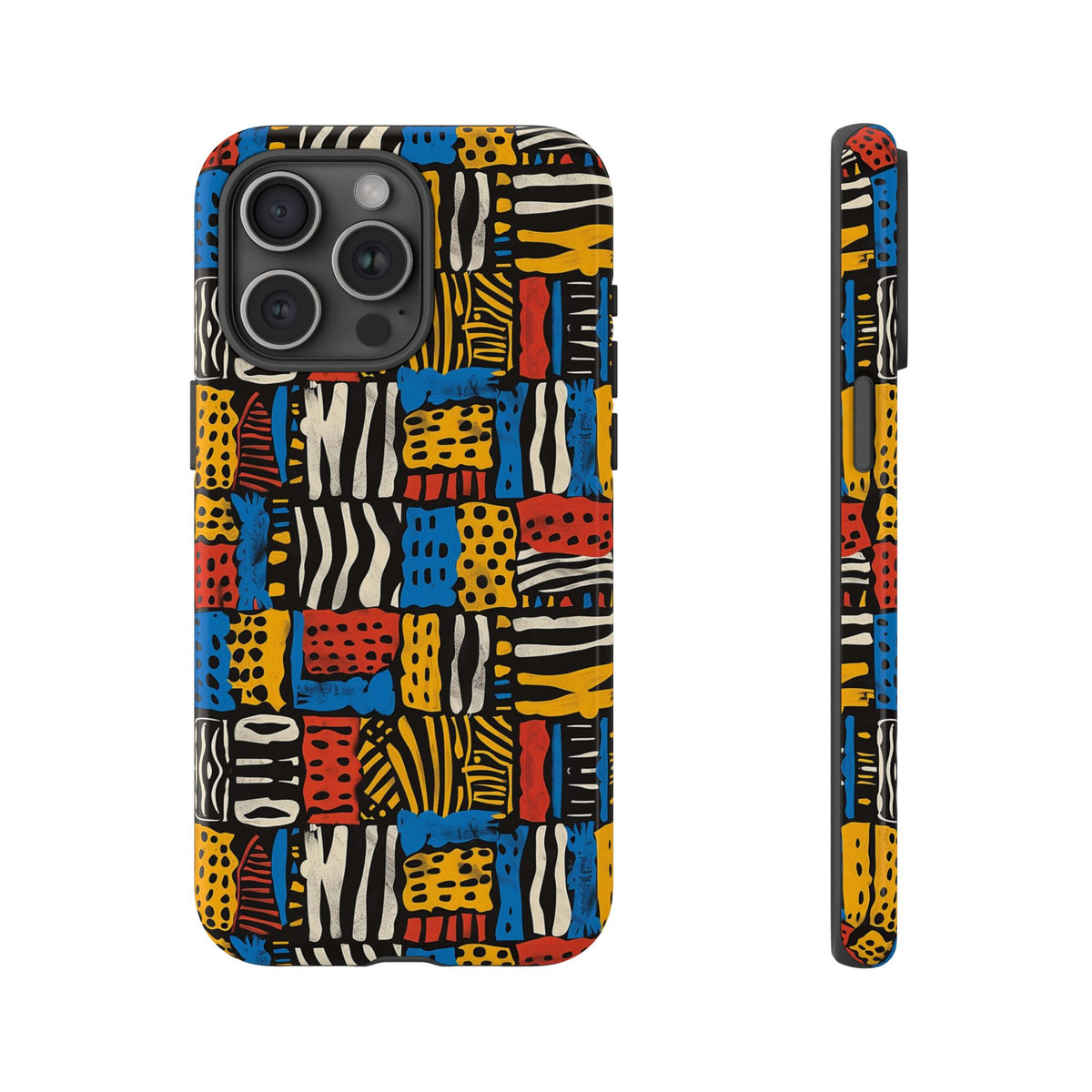 Stylish African Pattern Phone Case – Unique and Vibrant Protection 179