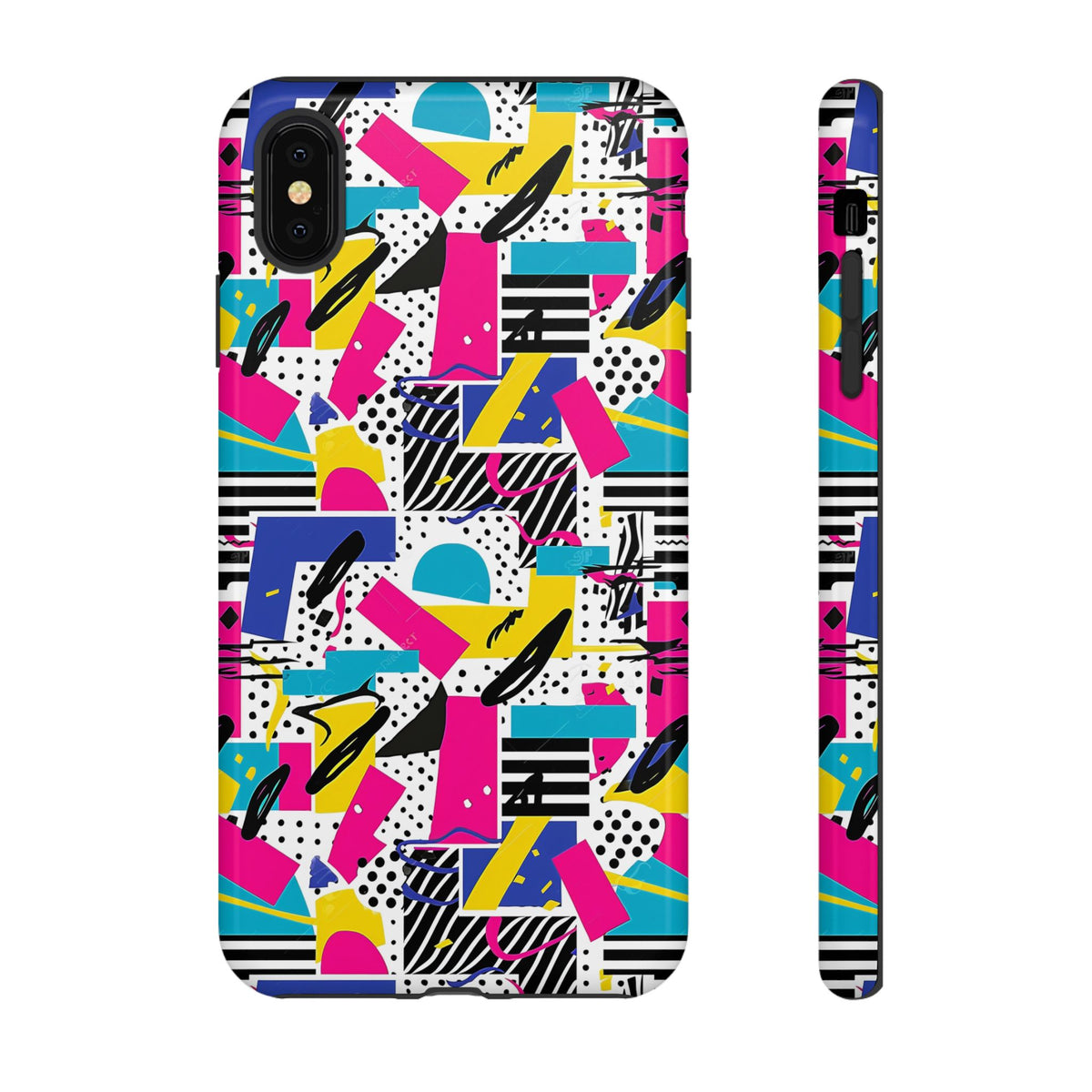 Retro 80s Seamless Phone Case – Vintage Style Meets Modern Protection 258