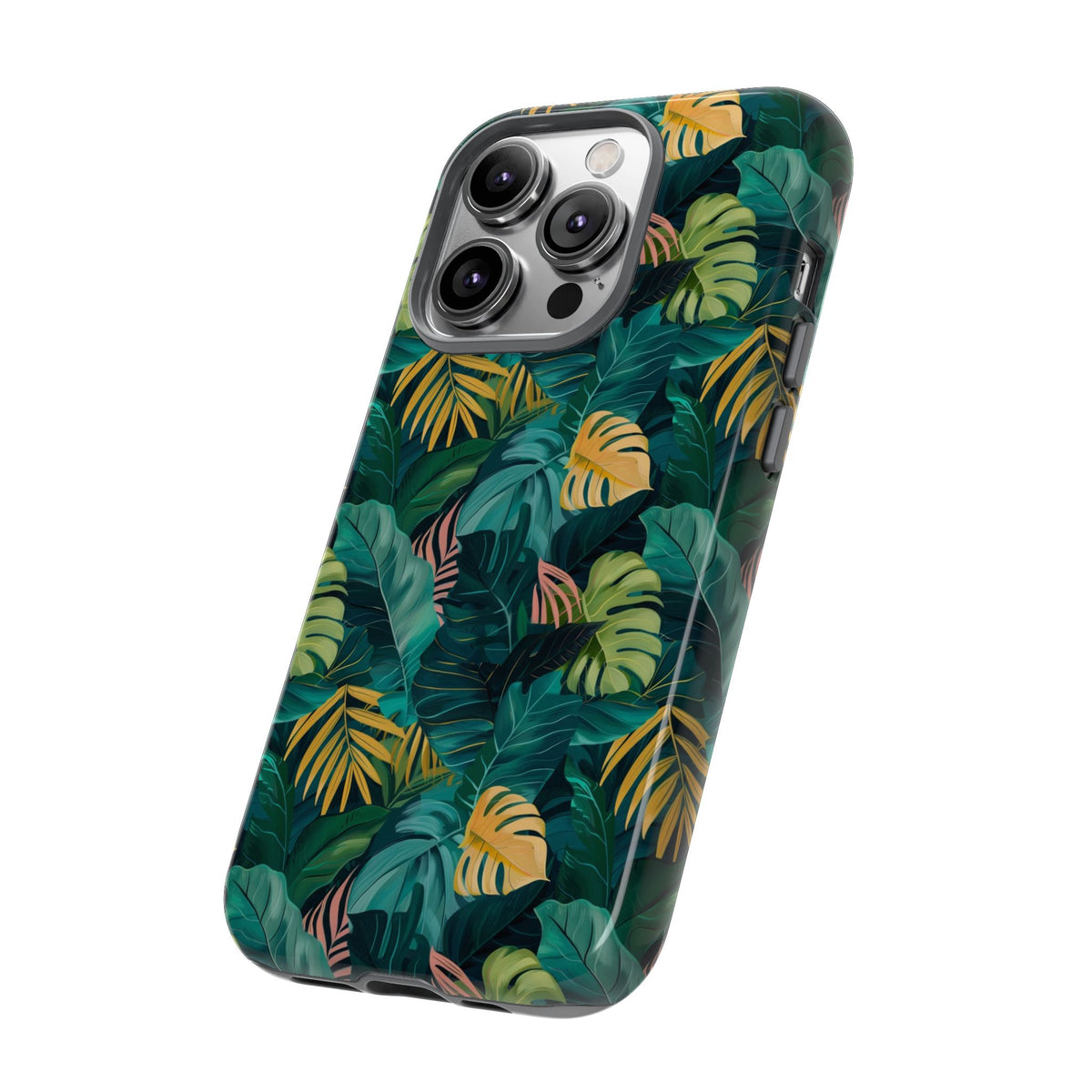 Jungle Pattern Phone Case – Exotic & Lush Design for Your Phone 337