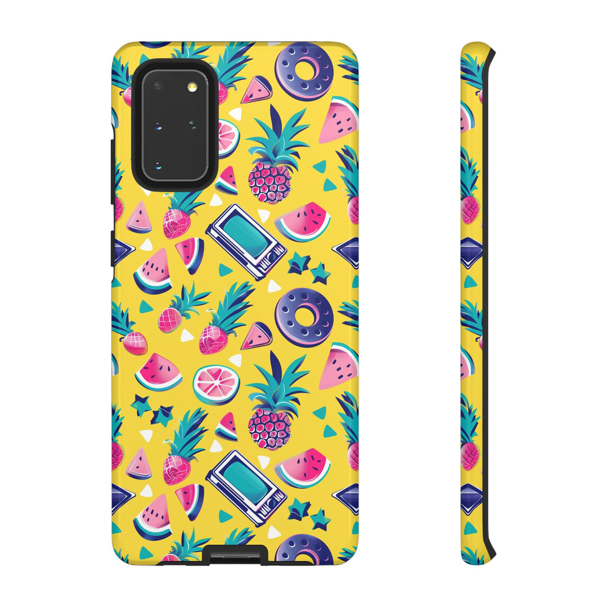 90s Themed Seamless Pattern Phone Case – Embrace Retro Style and Protection 255