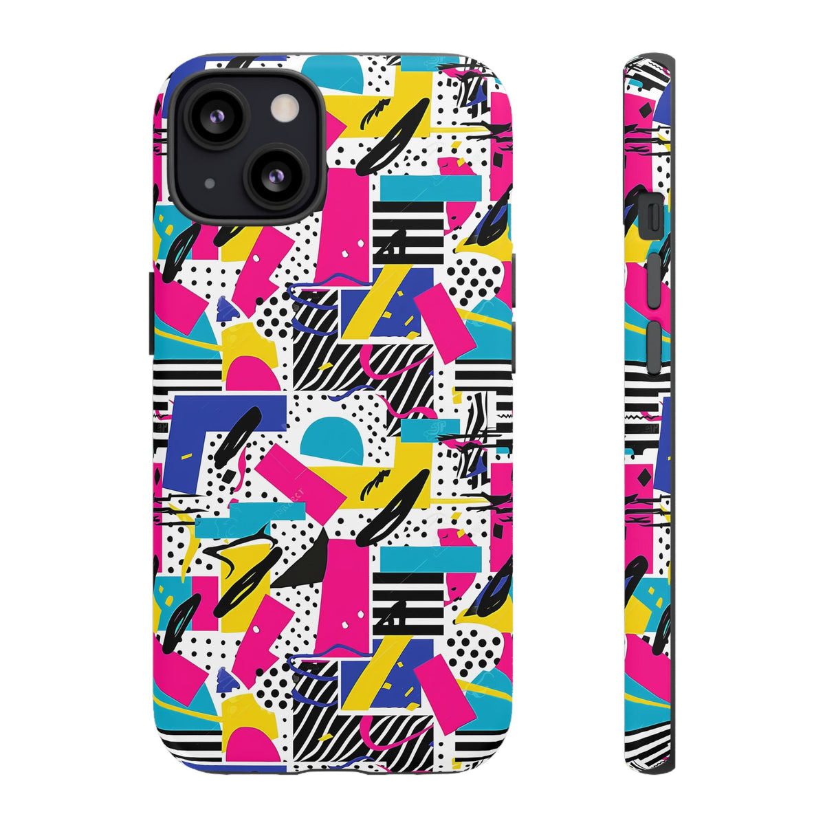 Retro 80s Seamless Phone Case – Vintage Style Meets Modern Protection 258