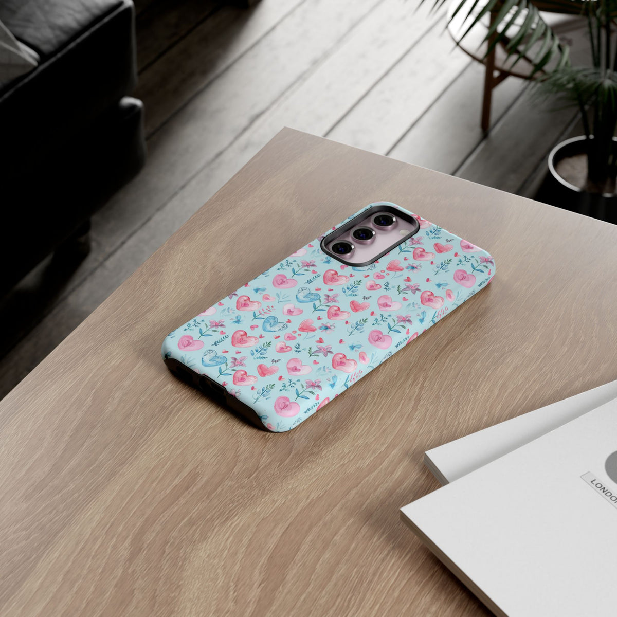 Heart Pattern Phone Case – Stylish & Loving Design for Your Device 228