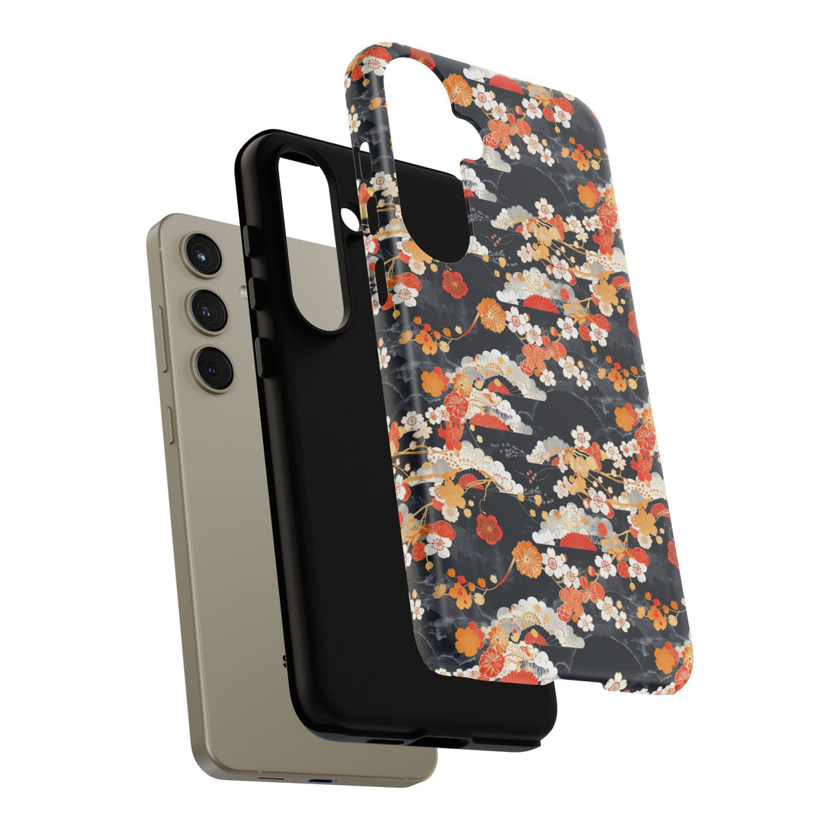 Japanese Pattern Phone Case – Elegant & Timeless Design for Your Phone 108