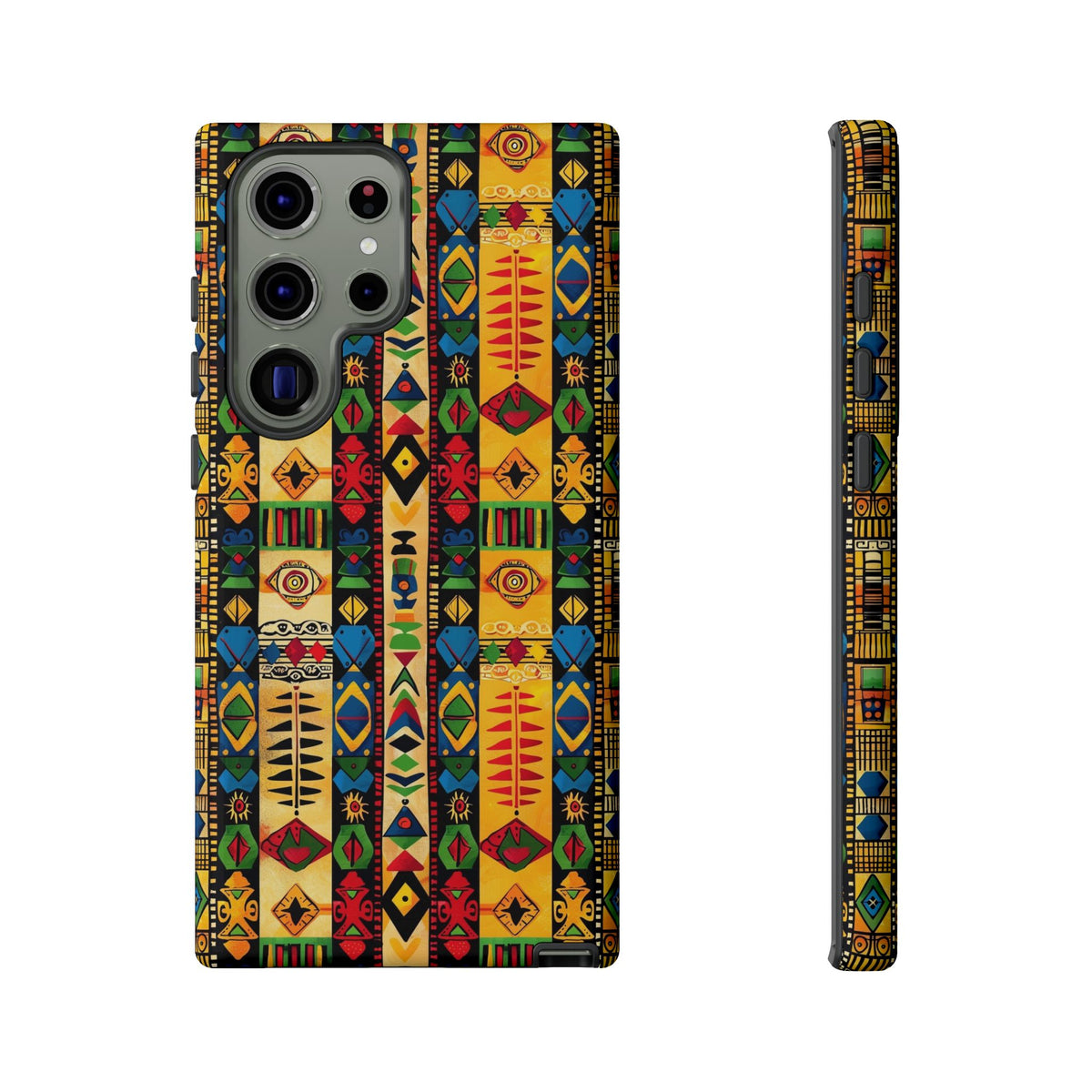 Stylish African Pattern Phone Case – Unique and Vibrant Protection 163