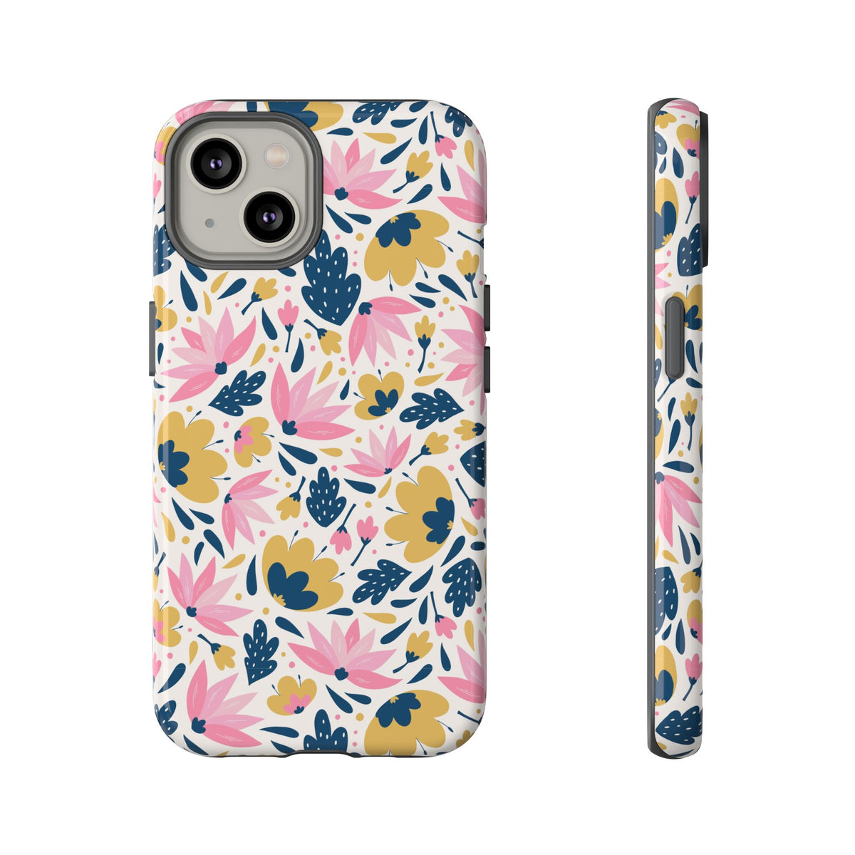 Colorful Little Flower Design Phone Case – Bright and Cheerful Floral Phone Cover 3