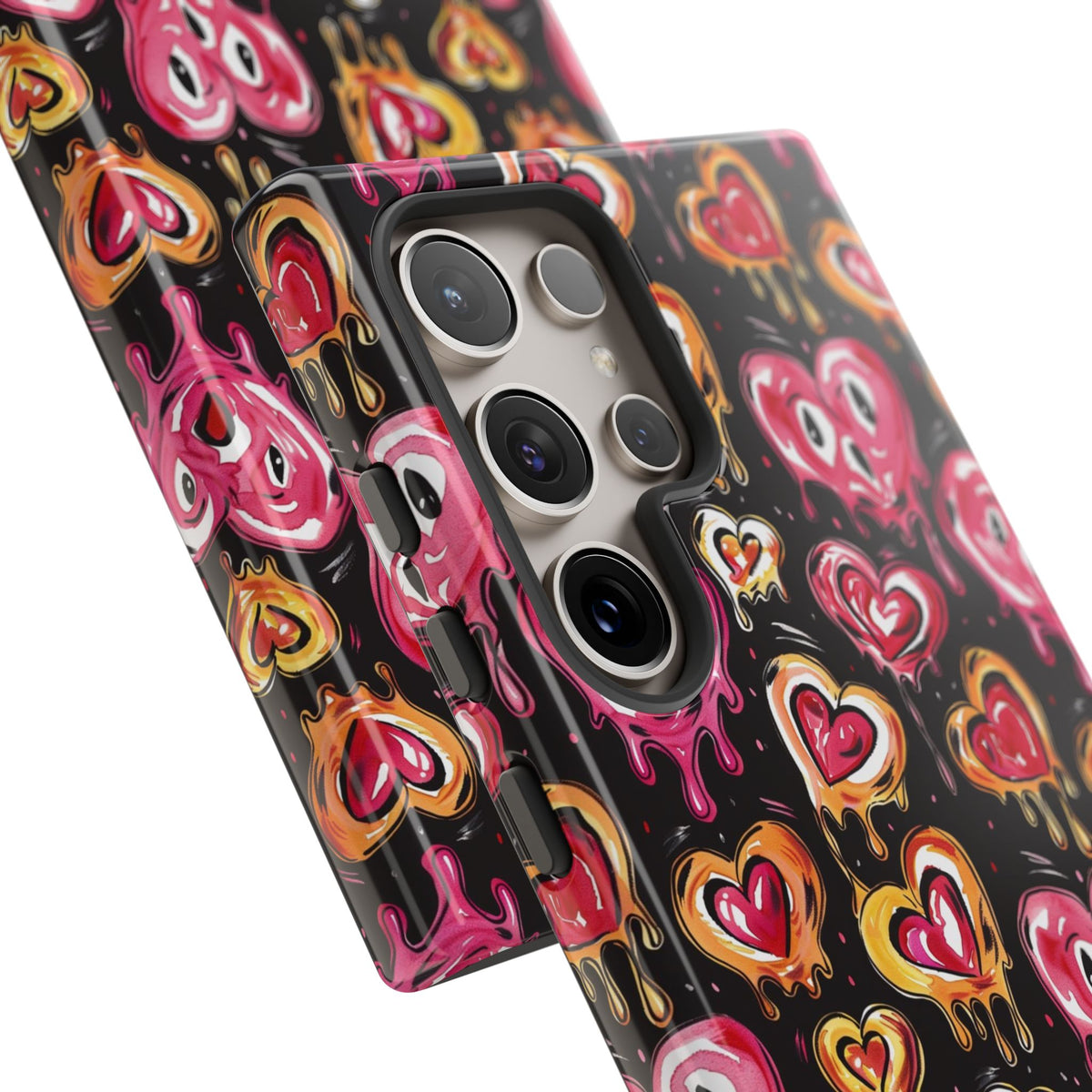 Heart Pattern Phone Case – Stylish & Loving Design for Your Device 361