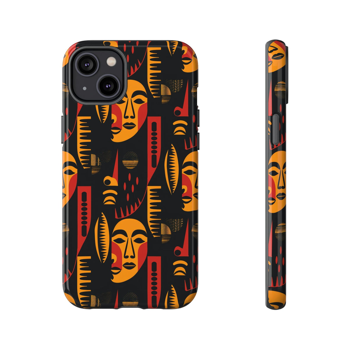 Stylish African Pattern Phone Case – Unique and Vibrant Protection 203