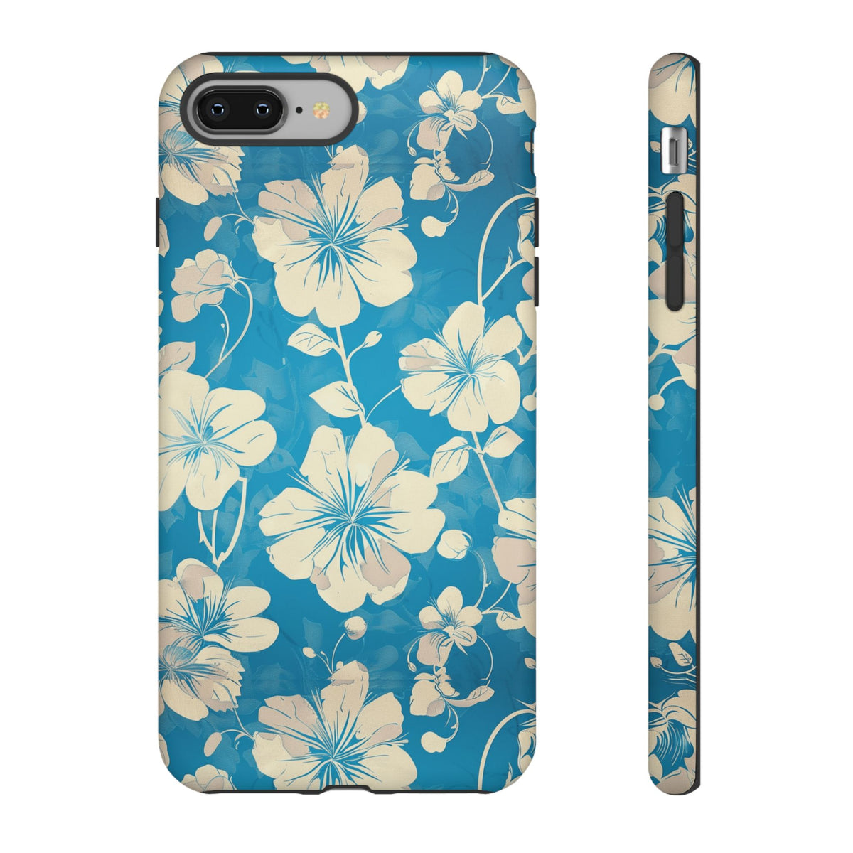 Blue Floral Seamless Pattern Phone Case