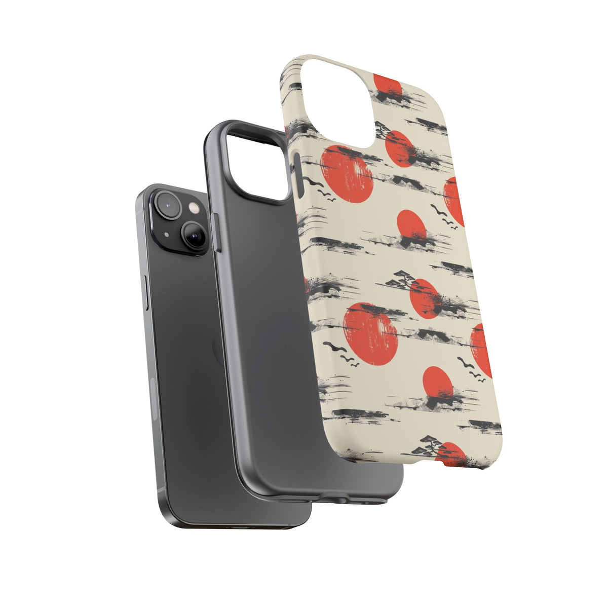 Japanese Pattern Phone Case – Elegant & Timeless Design for Your Phone 077