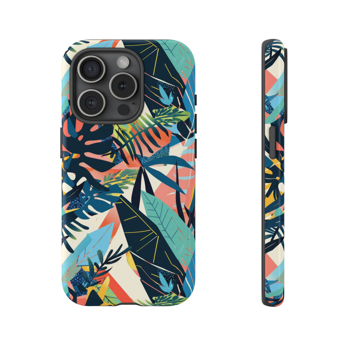 Jungle Collage Phone Case – Vibrant & Durable