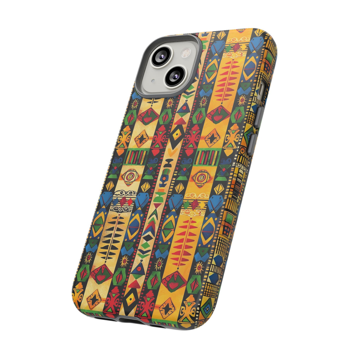 Stylish African Pattern Phone Case – Unique and Vibrant Protection 163