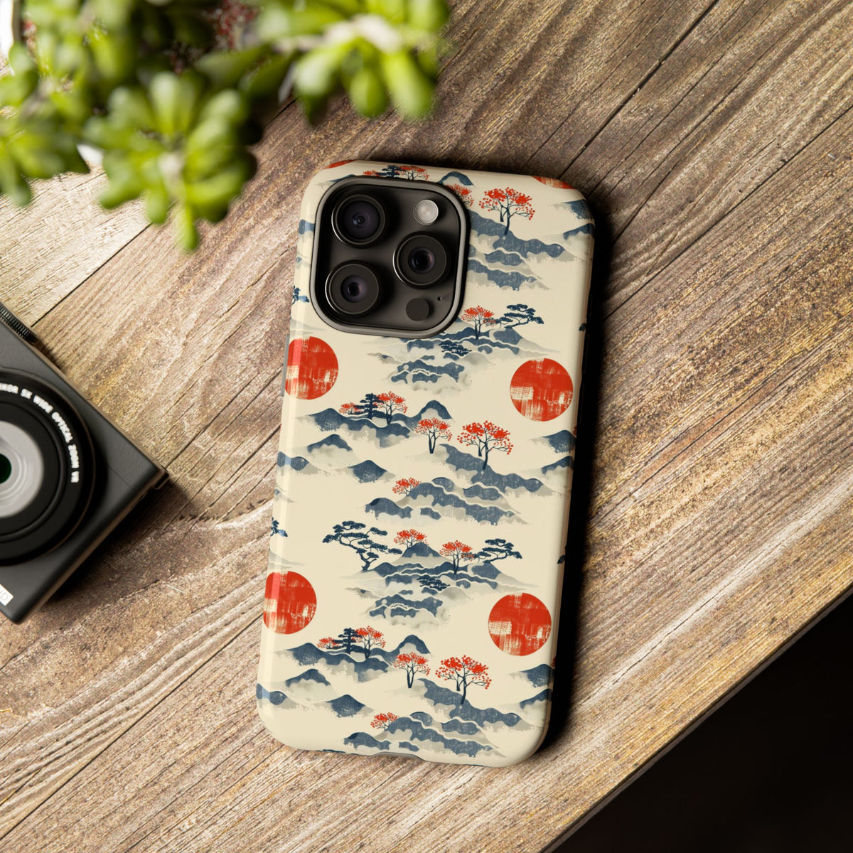 Japanese Pattern Phone Case – Elegant & Timeless Design for Your Phone 085