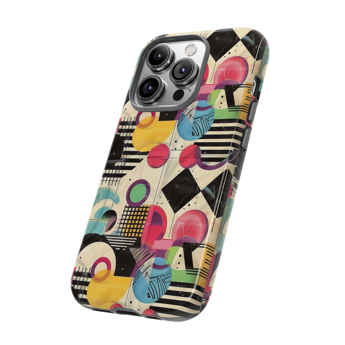 Retro 80s Seamless Phone Case – Vintage Style Meets Modern Protection 164