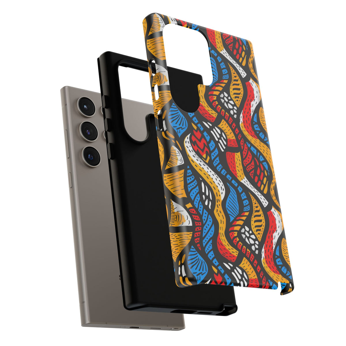 Stylish African Pattern Phone Case – Unique and Vibrant Protection 155