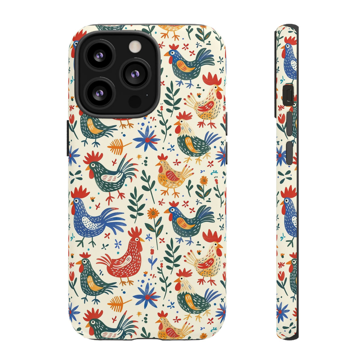 Birds Seamless Pattern Phone Case – Elegant and Timeless Avian Design 8