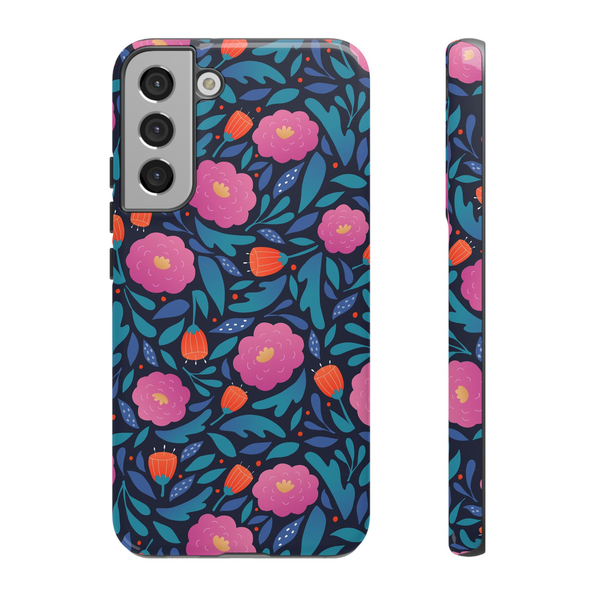 Colorful Little Flower Design Phone Case – Bright and Cheerful Floral Phone Cover 2