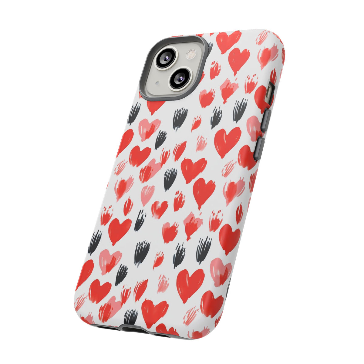 Heart Pattern Phone Case – Stylish & Loving Design for Your Device 366