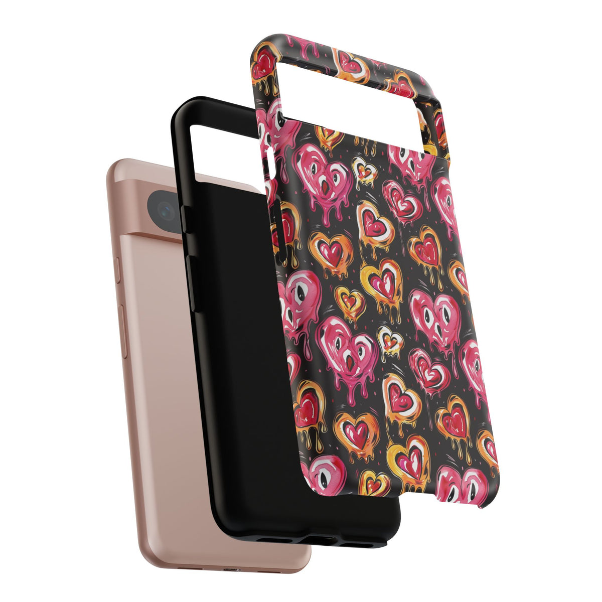 Heart Pattern Phone Case – Stylish & Loving Design for Your Device 361