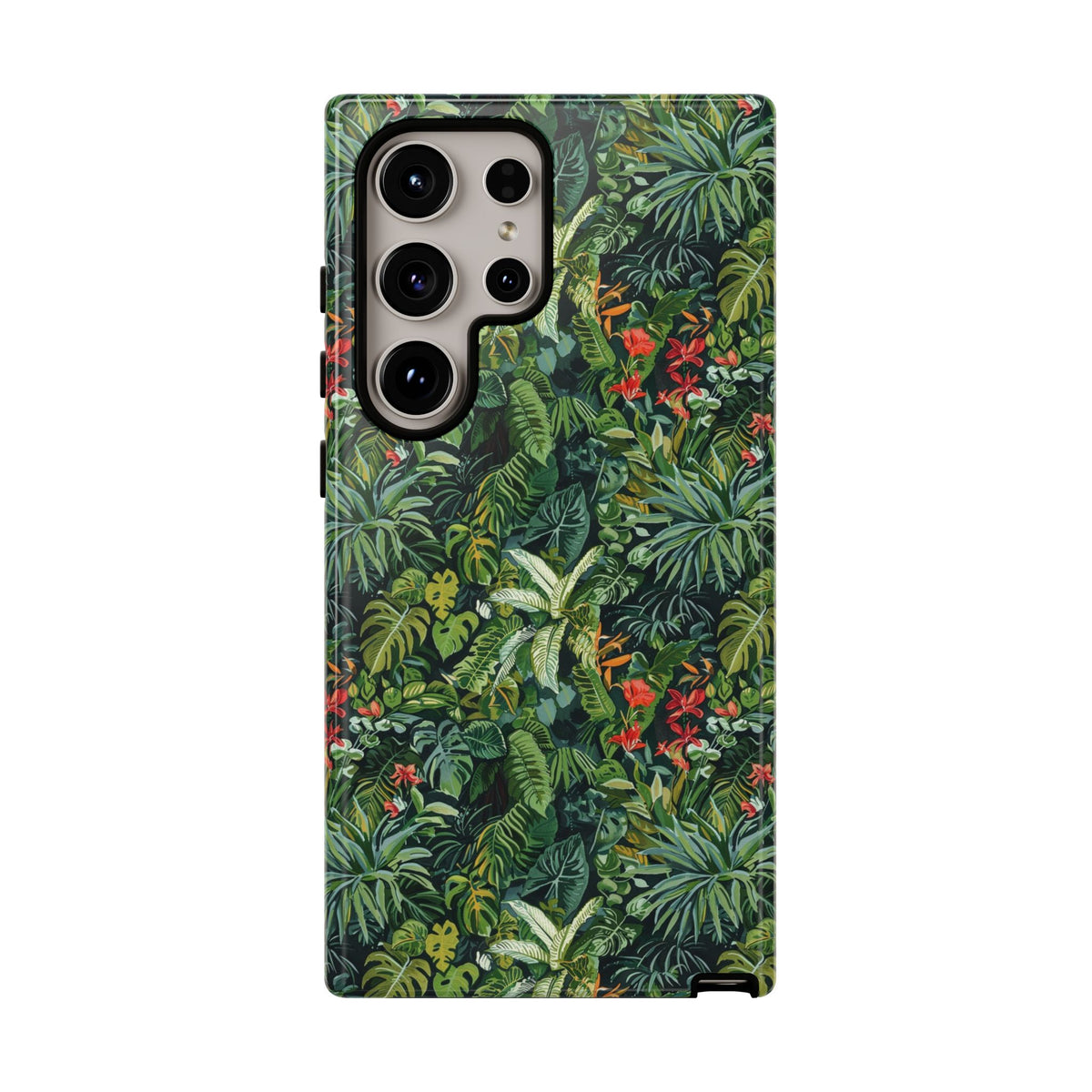 Jungle Pattern Phone Case – Exotic & Lush Design for Your Phone 323